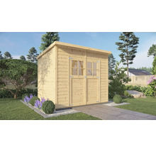 Gartenhaus aus Holz mit Doppeltür und Fenster