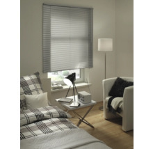 Zimmeransicht mit Fensterjalousie zur Lichtregulierung und Privatsphäre