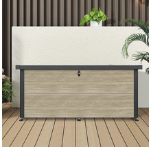 Aufbewahrungsbox aus Holz mit abschließbarem Deckel zur Aufbewahrung von Gartenartikeln