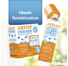 Ardap combination pack with fogger and long-term flea spray for the environment.
