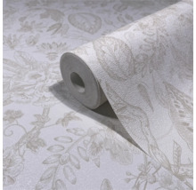 Rolle Papier-Tapete mit floralem Muster