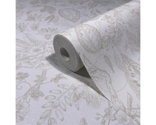 Rolle Papier-Tapete mit floralem Muster