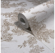 Tapetenrolle mit Landhausmotiv