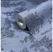 Tapetenrolle mit Toile-de-Jouy-Muster