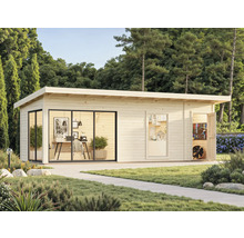 Gartenhaus mit Büroausstattung und Werkzeug