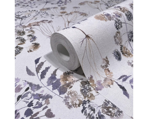 Tapetenrolle mit Pflanzenmuster