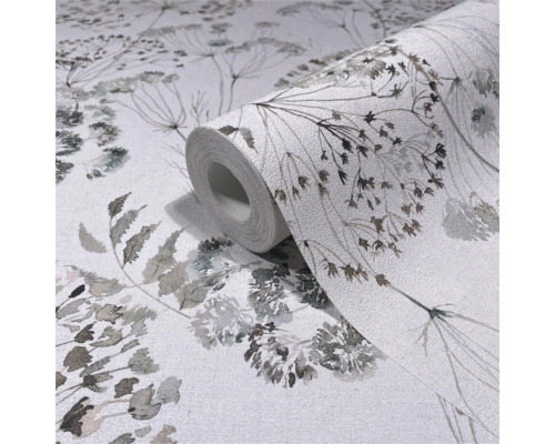 Tapetenrolle mit Blumenmuster