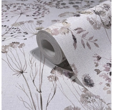 Tapetenrolle mit floralem Muster