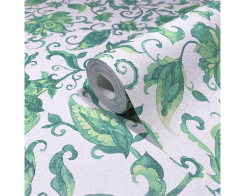 Tapetenrolle mit floralem Muster