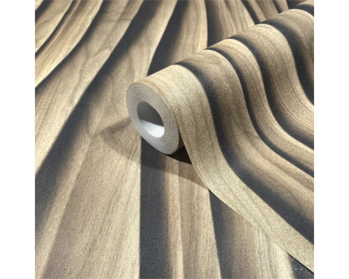 Rolle Vliestapete mit Holzoptik