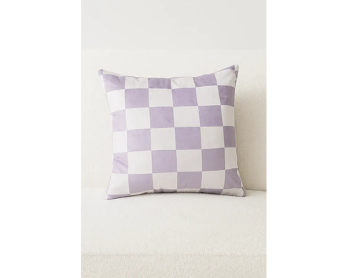 Kissen mit Schachbrettmuster