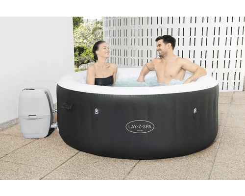 Aufblasbarer Whirlpool mit zwei Personen und Filterpumpe