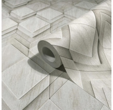 Tapete mit geometrischem 3D Muster