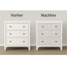 Vorher Nachher: Kommode mit drei Schubladen