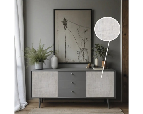 Modernes Sideboard mit Türen und Schubladen im Wohnzimmer