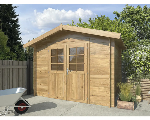 Gartenhaus mit Doppeltür und Fenster