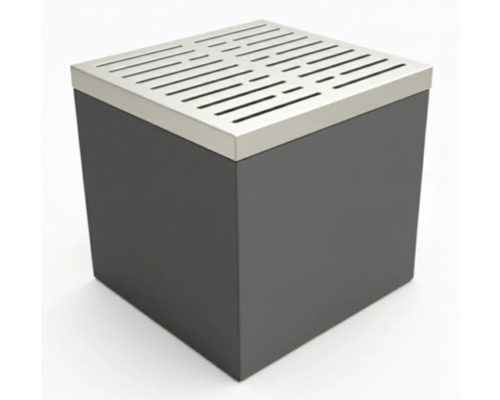 Kubischer Gully mit Gitterrost