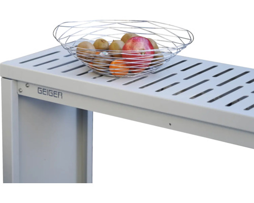 Geiger Regal mit Obstschale