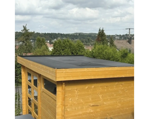 Holzgartenhaus mit Flachdach