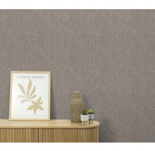 Nahaufnahme einer Wand mit Textiltapete