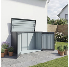 Offene Gerätebox zur Aufbewahrung im Garten