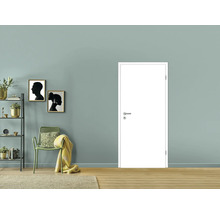 Zimmertür in weißer Ausführung in Wohnraum