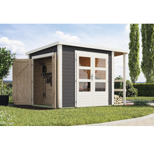 Gartenhaus mit Doppeltür und Geräten