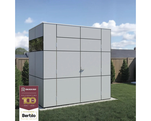 Modernes Gartenhaus mit Fenster und Doppeltür