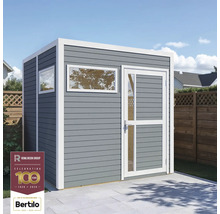 Modernes Gartenhaus mit Fenster und Tür