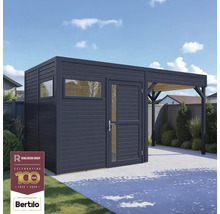 Gartenhaus mit Anbau und Flachdach