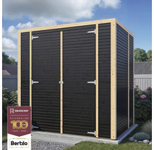 Gartenschuppen mit Holztüren