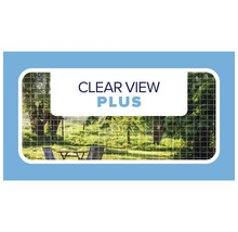 Clear View Plus Gartenzaun mit Blick auf einen Gartenbereich
