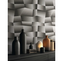 Wandgestaltung mit dreidimensionalen Wandpaneelen und Dekoration