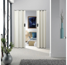 Zimmeransicht mit einer Falttür als Raumteiler