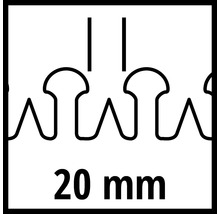 20 Millimeter Nutfräser Profil