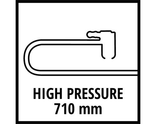 Hochdrucksymbol, 710 Millimeter