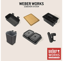 Weber Works Zubehörsystem mit verschiedenen Behältern und Zubehörteilen