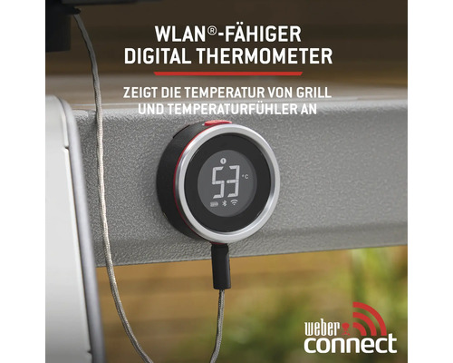 Digitales Grillthermometer mit Temperaturanzeige und WLAN Funktion