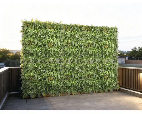 Pflanzenwand knstlich Fire Sky 200 x 100 cm | HORNBACH