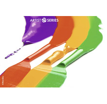 Farbstriche der Künstlerfarben aus der Marabu Artist Series
