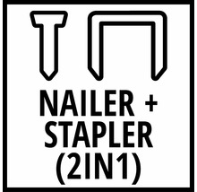 Symbol für Kombigerät Nagelgerät und Tacker zwei in eins