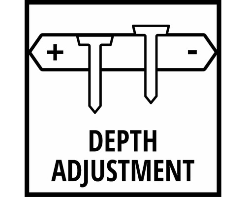 Symbol für Tiefeneinstellung
