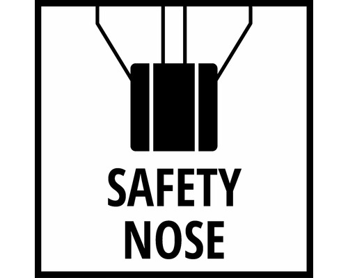 Symbol für Sicherheitsnase