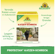 Neudorff Protectan Katzenschreck Granulat zur wirksamen Fernhaltung von Katzen im Außenbereich mit Langzeitwirkung von 3 bis 4 Wochen.