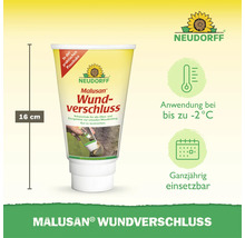 Neudorff Malusan Wundverschluss in der 16 Zentimeter Pinseltube zur Behandlung von Schnittstellen an Obst und Ziergehölzen das ganze Jahr über.