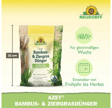 Neudorff Azet Bambus und Ziergras Dünger 1,75 Kilogramm Sack mit Mykorrhiza und Mikroorganismen für kräftige Blätter.
