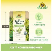 Neudorff Azet Koniferendünger 2,5 Kilogramm organischer Dünger mit Mykorrhiza und Mikroorganismen für Koniferen mit Anwendungsinfos.
