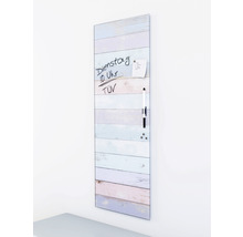 Glasmagnettafel colourful Wood 30x80cm
