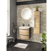 Midischrank FACKELMANN Andria rechts anthrazit 122 x 30 x 33 cm