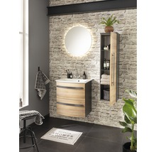 Midischrank FACKELMANN Andria rechts anthrazit 122 x 30 x 33 cm